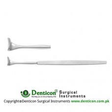 Desmarres Lid Retractor Thin Solid Blades - Size 0 Stainless Steel, 13 cm - 5" Blade Width 11 mm
